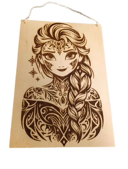 A4 Wood Burned Custom Sheet