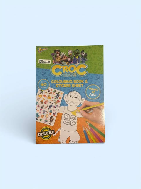 Croc Crew Colouring Book &amp; Sticker Sheets