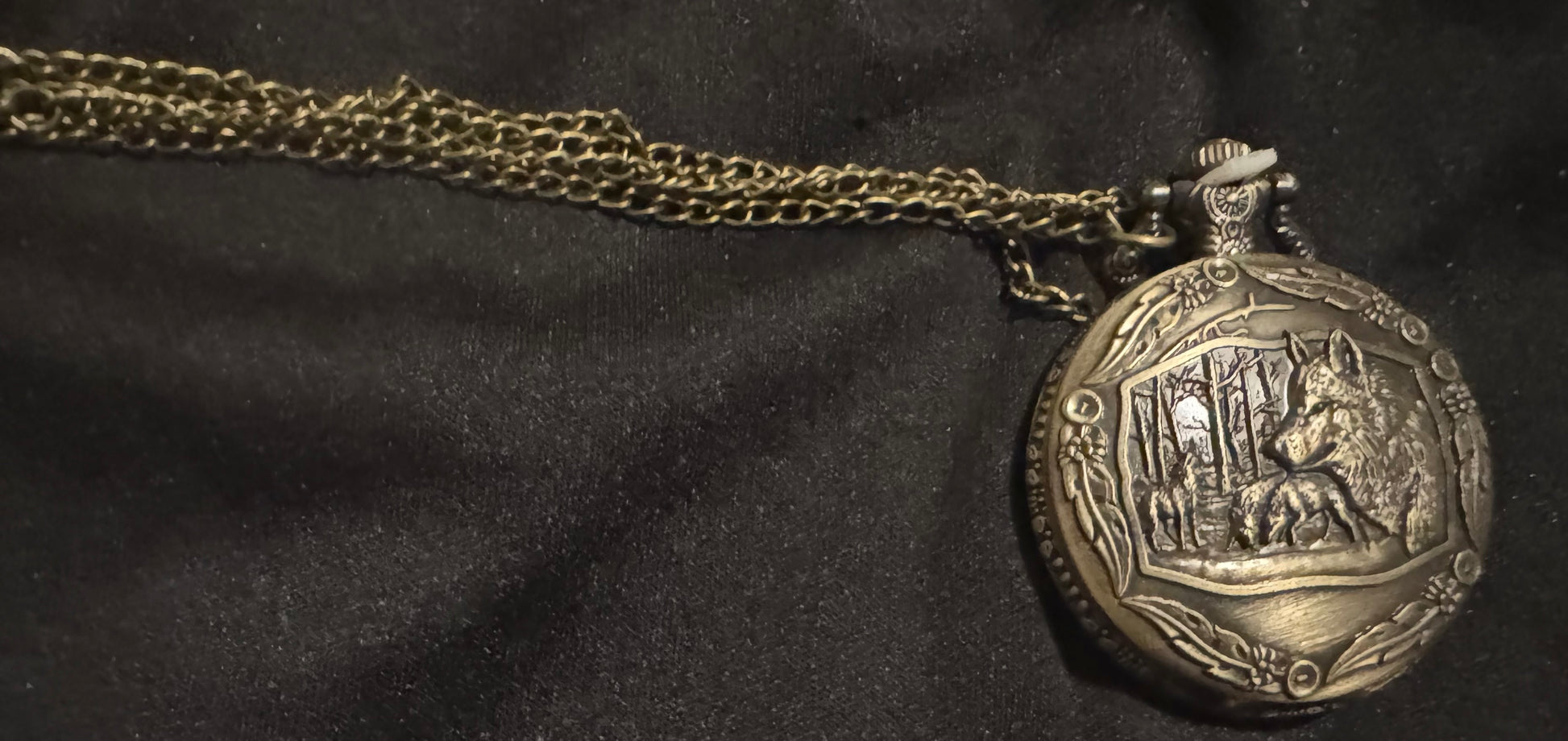 Wolf family vintage pocket watch