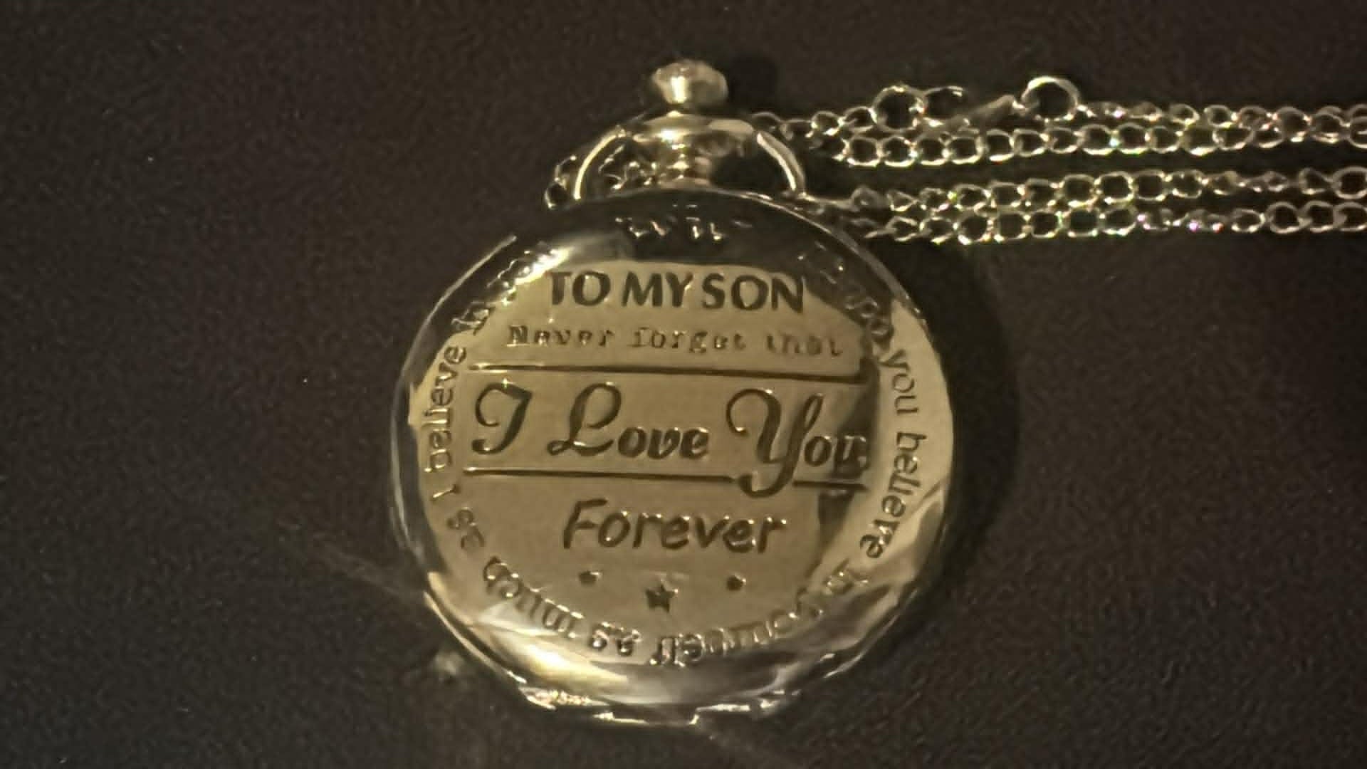 To my son Engraved Pocket Watch